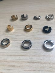 【在庫処分】 イヤーカフ フェイクピアス 10点セット メンズ fp-982