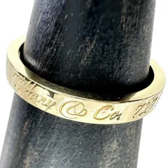 11.5号 【TIFFANY&Co./ティファニー】リング・指輪 ノーツ　ナロー　ニューヨーク K18ゴールド 18金  3.5g レディース 【中古】【真子質店】【BL】