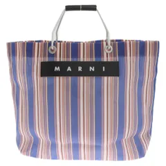 MARNI (マルニ) FLOWER CAFESH フラワーカフェ メッシュストライプ マーケットショッピング トートバッグ マルチ MHR08 A00 TN296 STB55のサムネイル