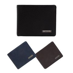 アウトドアプロダクツ OUTDOOR PRODUCTS 二つ折り財布 レザー ロゴプレート メンズ 22469101 シンプル ギフト プレゼント 誕生日 日本正規品
