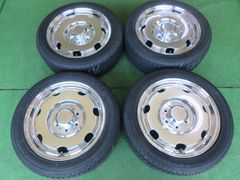 ハイエース用メッキホイール！　ヤマテ工業　鍛造ホイール　7J-18 6H139.7 +38　ドレスアップにいかがですか？