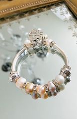 万博　フィリピン　パール　ブレスレット　巾着付き 万博でお手軽アクセサリー探しならココ！フィリピン館のパール