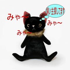 マンハッタナーズ ぬいぐるみ Manhattaner's 猫 黒猫 - メルカリ