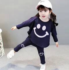 ニコちゃん　セットアップ　長袖コーディネート2点セット