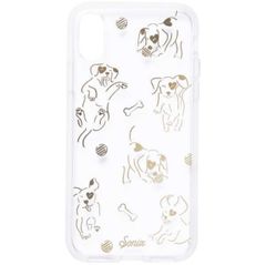 SONIX iPhoneXS/X クリアケース 背面ケース CLEAR COAT HUSH PUPPY 276-0142-0111