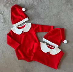 Santa rompers set サンタさん サンタコスプレ クリスマス