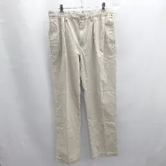 ◇ Θ POLO RALPH LAUREN ストレートパンツ サイズ33/32 ベージュ メンズ E  【1501160045966】