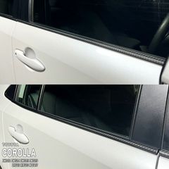 【松印】車種専用 ドアアンダーモールフィルム トヨタ カローラ セダン ZWE211 ZWE214 ZWE215 ZWE219 ZRE212 NRE210 MZEA17 ハイブリッド WXB