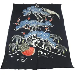 藍染筒描き三巾加賀のれん時代物木綿古布　ソ-282 藍染筒描き三巾加賀のれん時代物木綿古布 ソ-282 楽天市場】藍