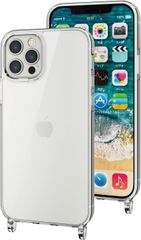 836 エレコム iPhone 12 / 12Pro 用 ケース スマホショルダーストラップ用ホール付き TPU 耐衝撃 エアークッション ワイヤレス充電対応 【別売りのストラップと組み合わせて、好みのスタイルに】 クリア PM-A20BHVCKSHCR