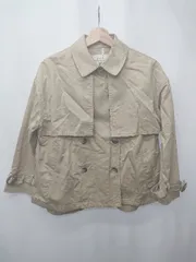 ◇ ⊇ pual ce cin ピュアルセシン 長袖 トレンチ ジャケット コート サイズF ベージュ系 レディース E  【1507160009892】のサムネイル