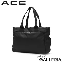 エース トートバッグ レディース ファスナー付き 大きめ 大容量 ACE 軽量 軽い ナイロン ブランド トート 横型 大人 エレガント シンプル カジュアル 旅行 トラベル 出張 ビジネス A4 アリッサム 17692のサムネイル