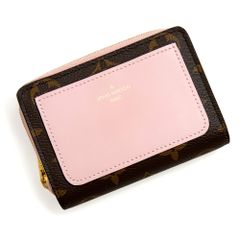 ルイ ヴィトン ポルトフォイユ ルー 二つ折り財布 モノグラム カーフスキン レザー ローズバレリーヌ ピンク ブラウン 茶 ゴールド金具 M82378 箱付 LOUIS VUITTON（新品・未使用品）