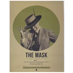 ジムキャリー主演　映画マスク　ホログラムステッカー　未開封品 限定品 洋画 MASK ジム・キャリー主演コレクターズブックの通販