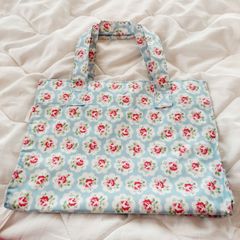Cath Kidston × MORE スナップ＆内ポケット付き マチたっぷり プロヴァンスローズ柄トートバック
