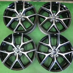 美品!60系ハリアー プレミアムスタイルノアール純正ホイール 純正ナット付き 美品!60系ハリアー プレミアムスタイルノアール純正ホイール 純正