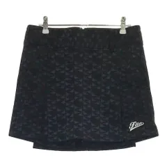 サイズ：M FILA GOLF フィラゴルフ  インナー付 スウェットスカート 鳥 総柄 ブラック系 [240101465372] ゴルフウェア レディース ストスト