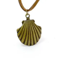 アンティーク調　　ペンダント　チョーカー　ネックレス　貝