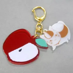 【中古】キーホルダー・マスコット(キャラクター) ニャンコ先生(りんご) アクリルチャーム 「一番くじ 夏目友人帳～ニャンコ先生キッチン～」 F賞