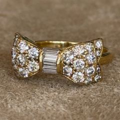 GIMEL ギメル K18 天然ダイヤ0.941ct リング
