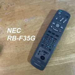 NEC RB-F35G リモコン テレビ ビデオ 液晶 赤外線チェック済 清掃 除菌済み 中古 RC3817のサムネイル