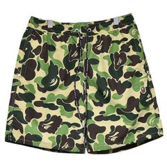 A BATHING APE　アベイシングエイプ　Abc Camo One Point Relaxed Fit Water Shorts　カモフラショートパンツ　001SPL301309M　8054000209606