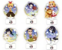 【中古】アクリルスタンド・アクリルパネル 全6種セット 「鬼滅の刃×ufotable Cafe×マチ★アソビCAFE 12星座イベント2022 ランダムアクリルスタンドB」