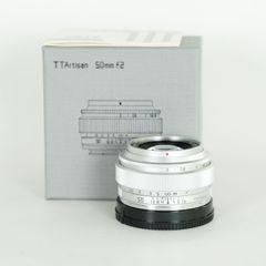 [極美品] 銘匠光学 TTArtisan 50mm F2 (ソニーE用)シルバー / ソニーEマウント