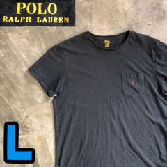 T6039 POLO Ralph Lauren Tシャツ ワンポケット　90's