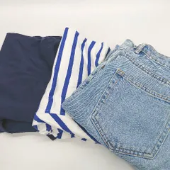 ◇ ⊂ 《 ZARA ザラ まとめ売り3点セット Lサイズ EUR40 Tシャツ デニム レディース 》 E  【1503060003527】