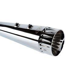 CFR キャリーファスレーシング M8ツーリング 4.5インチ スリップオンマフラー ダブルフルーテッドチップ クローム  丨 FLH-012-7C