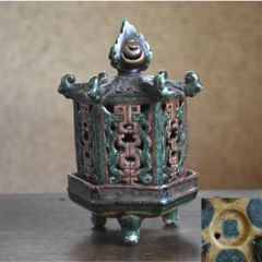 真鍮製アンティークプランター・シノワズリ 24cm - メルカリ