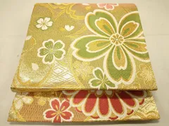 藍染 西陣織 2400織 細密織 袋帯 銀糸 新品未使用品 正絹 六通 miyagawa-kimono_sb52910