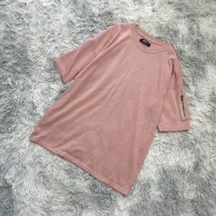 ■【良品】Real Standard リアルスタンダード  Tシャツ【L】カワイイ  カジュアル  メンズ  桃色  ピンク系  【送料無料】のサムネイル
