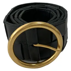 ボッテガヴェネタ VALKO ゴールド金具 レザー ナローベルト 24SS 美品 ボッテガヴェネタ VALKO ゴールド金具 レザー ナローベルト 24SS