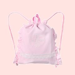 体操着袋 子供 キッズ 大 女の子 巾着袋 体操服入れ ナップサック 持ち手付き [アリサナ] ふりふり