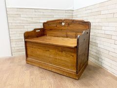 イタリア製 カッサパンカ ベンチボックス 木製 収納 ヴィンテージ