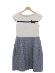 フォクシーブティック Dress La Florasion 43795 ワンピース 40 グレー  