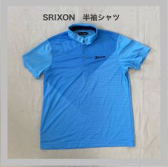 SRIXON　スリクソン GOLF　ゴルフ　半袖　デサント　ゴルフウェア　ロゴ刺繍　春物　夏物　スポーツ　大きいサイズ　ゆったりサイズ　 メンズ　LL