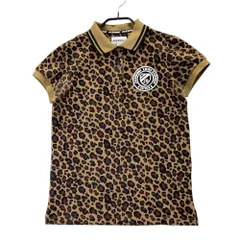 サイズ：1 JACK BUNNY ジャックバニー  半袖ポロシャツ レオパード柄 ブラウン系 [240101518181] ゴルフウェア レディース ストスト