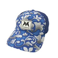 【新品同様】【完売品】MUTA MARINE キャップ　総柄　男女兼用　ゴルフ muta MARINE キャップ帽子 メンズ ムータ マリン ゴルフ ゴルフ