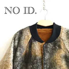 NO ID. リバーシブル スタジャン 449006-739B ブルゾン シャギー ONE 総柄 MIX オレンジ メンズ ファッションのサムネイル