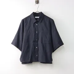 ebure エブール 新品タグ付 ドライビエラ ハーフスリーブシャツ ブラック ebure エブール 新品タグ付 ドライビエラ ハーフスリーブシャツ