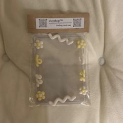 【在庫商品】マットなお花トレカケース🌼　B8/トレカケース/クレイデコ/硬貨ケース/韓国/オタ活
