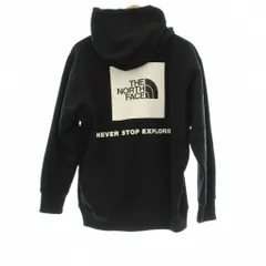 ザノースフェイス THE NORTH FACE バックスクエアロゴフーディ プルオーバーパーカー 長袖 M 黒 ブラック NT62040 /OR