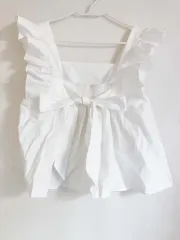 ムーンライト・エンジェル 姫ギャル エンジェルコア リボンナシ フリル ブラウス シナモロール