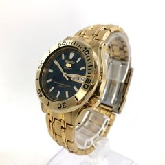 SEIKO セイコー 5SPORTS 7S26-01G0 SS/AT メンズ腕時計 ブラック文字盤 稼働【OE-823】