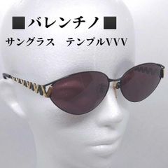 希少 VALENTINO ヴィンテージ サングラス V644 べっ甲柄 金Vロゴ