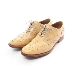 チャーチ CHURCH'S ドレスシューズ BURWOOD A73683 ベージュ パテントレザー BURWOOD ウィングチップシューズ ベージュ A73683 レディース Used Bのサムネイル