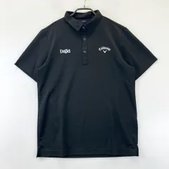 サイズ：L CALLAWAY キャロウェイ  半袖ポロシャツ  ブラック系 [240101488754] ゴルフウェア メンズ ストスト